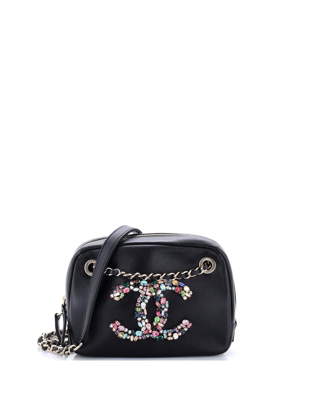 Chanel Giant Crystal Cc Camera Bag #371145C48B